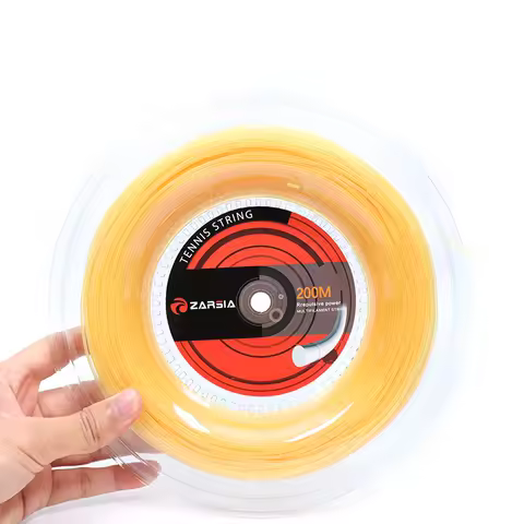 ZARSIA-Durable Nylon Tennis String, Training Racket, Good Control, Soft Feel, 56-59 Lbs, 1.3mm, Free