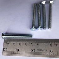 MESIN JF BOLT M6 X 40 FLAT HEAD M6X40 LENGTH 4CM 4 CM 6X40 6