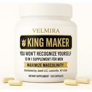 Velmira.King Maker Supplement for Men 13-in-1.Sugar-Free .Energy Support .Muscle Recovery.Health Sup