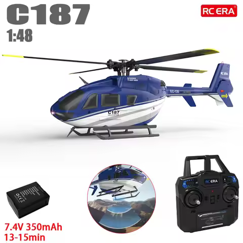RC ERA C187 EC135 Scaled 4CH Helicopter Gyroscope Stabilization Altitude Hold 2.4G Remote Control Ai