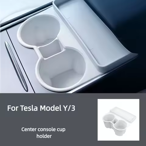 For Tesla Model Y/3 Water Cup Limiter, Slot Frame, Interior Modification Accessories, Artifacts, Car