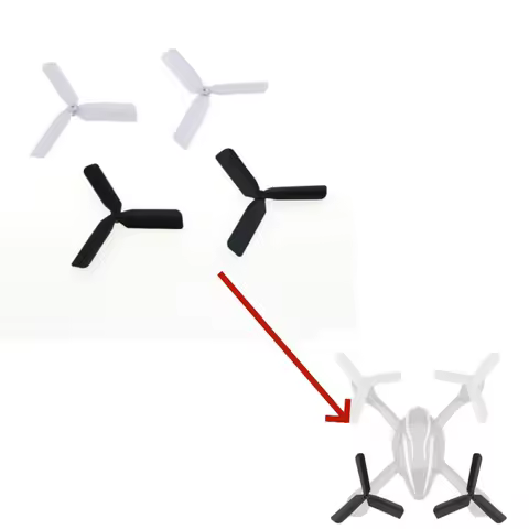 Hubsan X4 H107D/H107C/H107L Propellers 4Pcs - 1.5 Inch Reinforced Nylon Blades (2xCW+2xCCW) Quiet Fl