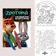 Zootopia Coloring Activity Book Birthday Party Giveaway Souvenir