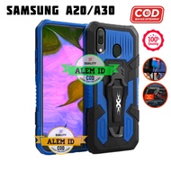 CASE HP SAMSUNG A20 / A30 CASING STANDING BACK KLIP HARD CASE HP ROBOT NEW COVER