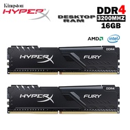 New HyperX Fury DDR4 16GB ram 3200MHz Desktop Gaming Memory PC4-25600 1.2V 288 Pins DIMM 16G RAM DDR