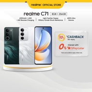 realme C71 (8+256GB) | 6300mAh + 45W + 6W Reverse Charging | 400% Ultra Volume