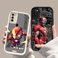 HK-21 Iron Man Luxury shockproof Casing for Infinix Note 50S 50X GT 30 Tecno Camon 12 Spark 4 GO 1 P