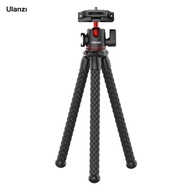 ULANZI MT-33 Multifunctional มีความยืดหยุ่นปลาหมึกขนาดเล็กขาตั้งกล้องรองเท้าเย็น Mount 360 ° หมุนได้ Panoramic Ball Head แผ่น Max 2โหลดกิโลกรัมแบริ่งสำหรับกล้องสมาร์ทโฟนที่ถ่ายทอดสด Vlog วิดีโอ