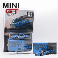 MINI GT 1:64  RX-7 RE-Amemiya 2025 D1GP RHD/China Blister packaging Diecast Model Car