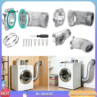 CC Safety Dryer Vent Fitting Dryer Vent Connector Metal Exhaust Connector Kit with Magnetic Dryer Ve