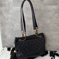 中古包 CHANEL 香奈兒 金球羊皮 Shoulder Bag