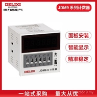 AC Counter9999380V Delisi 220VACJDM9-4 Electronic Digital Display Counter JDM9 Times DTFI