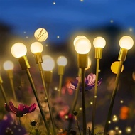 Solar Lawn Light Garden Light LED Pneumatic Firefly Floor Plug Light Garden Decoration Holiday Light Swing Light