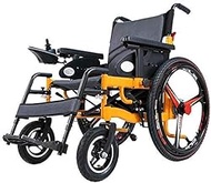 Fashionable Simplicity Wheelchairs Foldable Electric Wheelchair Folded Light Disabled Elderly Intelligent Automatic Power Folding Chair 25 Km / 25 Km (25Km) (Size : 25km)