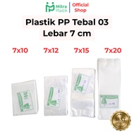 PP Plastic Width 7 Thickness 03 7x10 7x12 7x15 7x20 Transparent Clear Plastic Bag