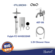 [Instant Heater + Two Way Tap] Fujioh FZ-WH5033NR/DR Instant Heater w/ Rainshower Set and OttO 407-06 Two Way Tap - By Hupfarri