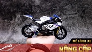 MÔ HÌNH XE BMW S1000RR HP4 ĐỘ PÔ SC 1:12 AUTONO1 D006
