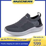 Skechers รองเท้า skechers ชาย รองเท้าผู้ชาย GOwalk 5 รองเท้ากีฬา Slip on Breathable Walking Shoes - 216042-BKCC