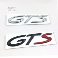 1 Metal GTS Auto Trunk Sticker Emblem Cayenne Macan Panamera