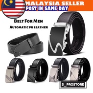 🔥READY STOCK🔥Belt For Men Automatic PU leather belt Adjustable Buckle Belt Ready Stock In Malaysia