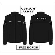 Alkhayr Kemeja Almet/Jaket Almet Custom Full Bordir Like Almet Tanjung Duren & Almet Jakarta Mistery