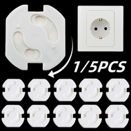 1/5 Pcs Babies Socket Safety Plug To Block Access To Dangerous Outlets
