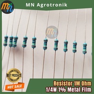 RESISTOR 1 M/ 1M MEGA OHM 0.25W METAL FILM