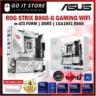 ASUS ROG STRIX B860-G GAMING WIFI DDR5 D5 LGA1851 mATX Gaming Motherboard + Intel Core Ultra 5 245K 