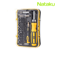 Nataku ชุดไขควง ชุดไขควงหัวแม่เหล็ก ไขควงแม่เหล็ก 65 in 1 ไขควงเอนกประสงค์ ไขควงซ่อม โทรศัพท์ นาฬิกา