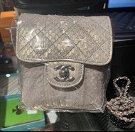 Chanel 幻彩蛇皮小手袋