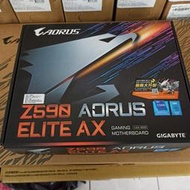 買錯用一次出清技嘉Z590 AORUS ELITE AX主機板 LGA1200 intel CPU 2021年3月製造