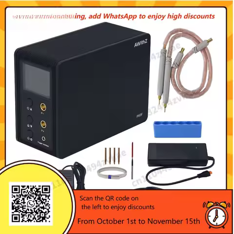 AWithZ P60F 29.2KW Spot Welder Supercapacitor Spot Welding Machine w/ 999 Gears for Large Batteries