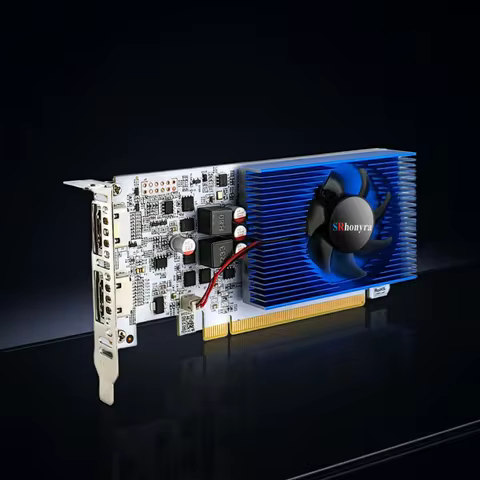 SRhonyra GT730 RX550 GT1030 GTX1050 1050Ti 4GB Low Profile Graphics Card,Low Profile GPU for SFF,ind