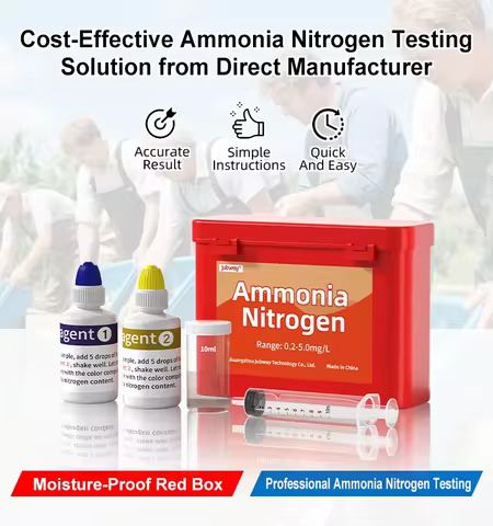 Water Quality Test Kit Ammonia Nitrogen Dissolved Oxygen Manganese Water Hardness Reagent for Aquari