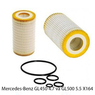 Lõi lọc nhớt Mercedes-Benz GL450 4.7L và GL500 5.5L X164 2006 2007 2008 2009 2010 2011 2012 mã OE003