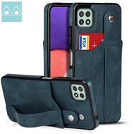 For Samsung A22 5G/A32 5G/A52 A52S 5G/A72 4G 5G/A82 5G/Note 20/Note 20 Ultra Case Business Leather C