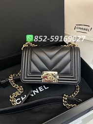 99新✨全港最平 ‼支持面交陪驗 ‼🌈Chanel 22S mini boy A67364-Y83793-94305 Black 黑色💖可單肩 可手提👏現貨 #包包 #hand bag #should