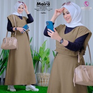 Gamis Model Terbaru Trend Masa Kini Gamis Rompi One Set Setelan Wanita Muslim Muslimah Modern Kekini