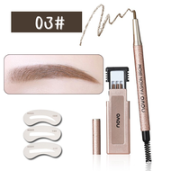 Fashion Brow Nature ดินสอเขียนคิ้วโนโวกันน้ำ แถมไส้ดินสอกับบล็อคคิ้ว NOVO[No.5146]