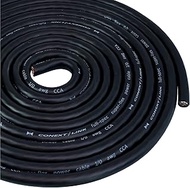 10 ft Frost Black 1/0 Gauge Amplifier Power Ground Wire 0 GA Battery Cable