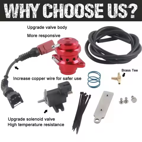 Aluminum Blow Off Valve For Turbocharged Engine Auto Turbo Dump For Skoda Octavia A4 S3 TT VW Polo 1