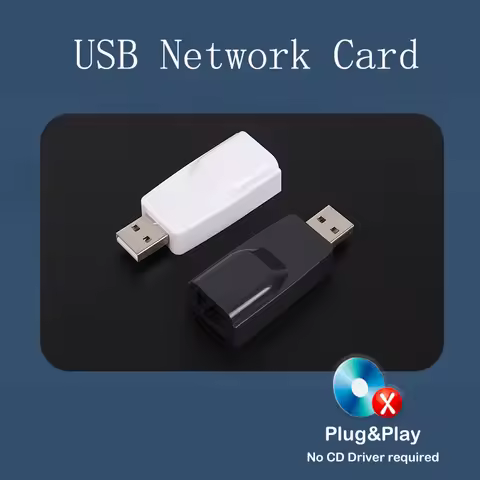 KOQIT USB RJ45 adapter SR9900 USB2.0 Network Card USB To RJ45 LAN adapter Drive-Free For Laptop Desk