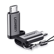 UGREEN マイクロUSB変換アダプター タイプC Micro USB 変換 2個入り USB C to Micro USB 変換コネクタ 急
