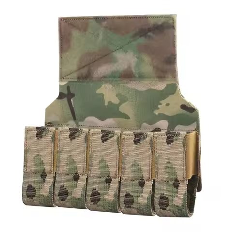 Tactical M203 Grenade Pouch 40mm 5 Holder Airsoft MK3 MK4 D3CRM Militar Chest Rig Grenade Pouch Outd