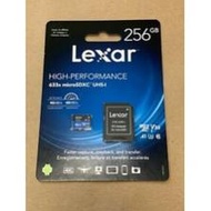Lexar 256G Memory Card 256GB micro 633X Speed 100mb/s, micro SD TF, specialized for cameras (genuine