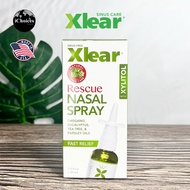 Xlear _ Rescue Nasal Spray with Xylitol Nasal Spray Fast Relief 45 ml สเปรย์พ่นล้างจมูก ทำความสะอาดโ