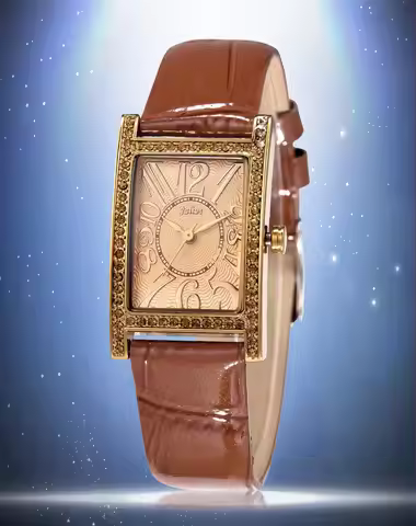 Retro Julius Lady Women's Watch Japan Quartz Fashion Rectangle Hours Bracelet Real Leather Girl's Gi