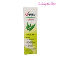 V-FRESH AROMA OIL AROMATHERAPY OIL ROLL ON GREEN TEA 8ML
