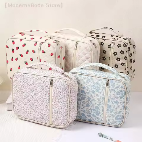 Large Bible Cover Case For Women Quilted Bible Bag Floral Bible Storage Bags With Zipper Pocket And 