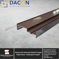 Aluminium DACON POWDER COATING GLOSSY 9104 Rel Samping Sliding Door